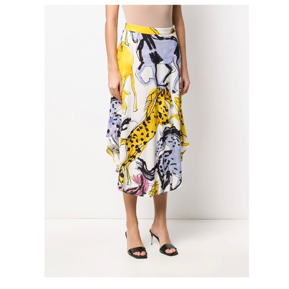 Stella McCartney Horse Print Skirt, Size 38, NWT - Picture 2 of 15